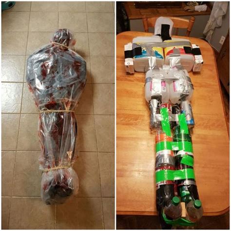 homemade halloween corpse